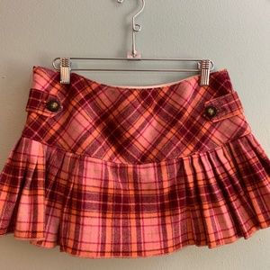 Abercrombie & Fitch Pink Pleated Mini Skirt Size 4